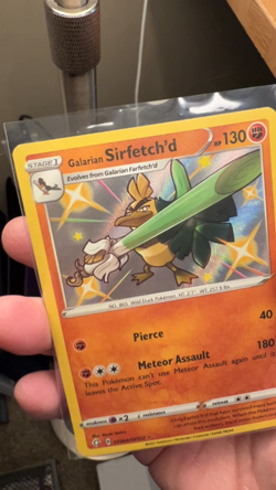 Pokemon TCG - Galarian Sirfetch'd - Shining Fates SV064/SV122 Shiny Vault - Image 2