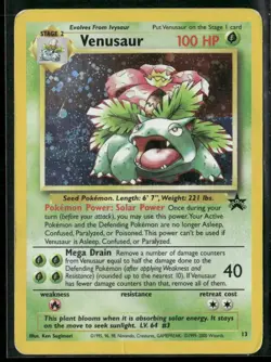 2000 Pokemon WoTC Black Star Promo Venusaur 13/53 - Image 1