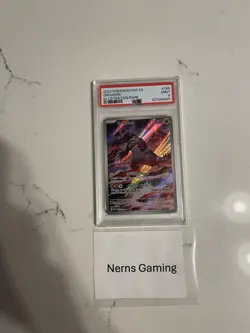 Pokemon TCG Groudon Illustration Rare Paradox Rift 199/182 PSA 9 - Image 1