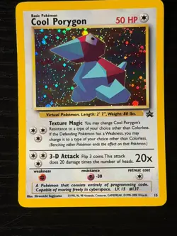 Pokemon TCG Cool Porygon Black Star Promo Holo Foil Near Mint NM - Image 1