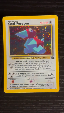 Pokemon TCG Cool Porygon Black Star Promo Holo Foil Near Mint NM - Image 2