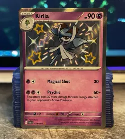 Kirlia - Shiny Rare Baby Shiny SV: Paldean Fates 154/091 Pokemon TCG NM - Image 1