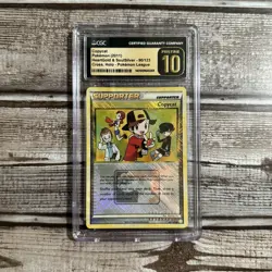Pokemon HeartGold & SoulSilver Copycat Holo Crosshatch Pokemon League - CGC 10 - Image 1