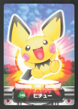 Pichu 145 Japanese Pokemon zukan zukancard - Image 1