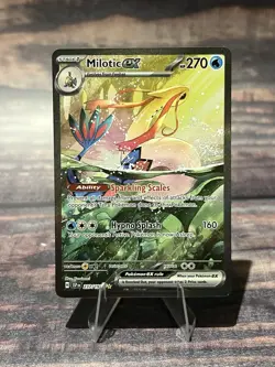 Pokemon Tcg Milotic ex 237/191 SIR Sv08: Surging Sparks Holo - Image 1