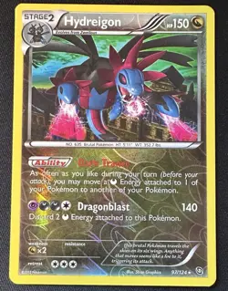Pokemon - HYDREIGON - Dragons Exalted - 97/124 - Rare Reverse Holo - NM/M - Image 1