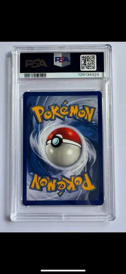 1999 POKEMON FOSSIL #5/62 GENGAR HOLO PSA 8 - Image 2
