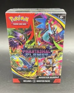 Pokemon Mega Evolution Phantasmal Flames Booster Bundle New / Sealed - Image 1