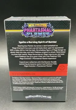 Pokemon Mega Evolution Phantasmal Flames Booster Bundle New / Sealed - Image 3