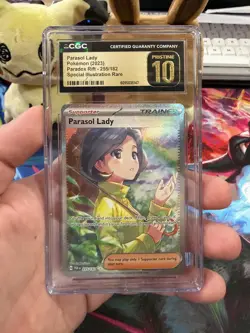 Parasol Lady 2023 Pokemon Paradox SIR 255 PRISTINE CGC 10 - Image 1