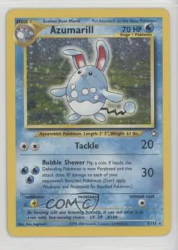 Azumarill Holo Pokemon Neo Genesis #2 2000 - Image 1