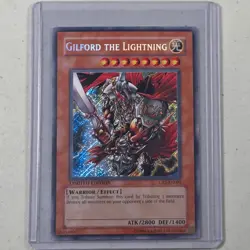 Yu-Gi-Oh! Gilford The Lightning CT2-EN001 Secret Rare Limited Edition 2005 NM - Image 1