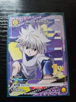 Killua Zoldyck Promo - UEPR /HTR-2-027 NM - Union Arena - Image 1