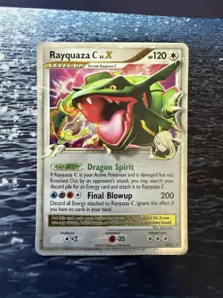 Rayquaza C Lv. X DP47 Diamond and Pearl Promo Holo Rare Pokemon Card 🐉 - Image 1