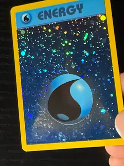 Pokemon League Promo ENERGIZE YOUR GAME Water Energy Card Vintage Played, Worn - Image 4