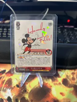 Disney 100 TCG Weiss Schwarz Mickey Mouse Card DDS/S104-056 RR Rare Japanese - Image 1