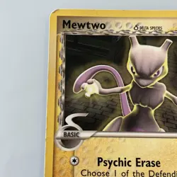 Mewtwo Delta Species 24/110 2006 EX Holon Phantoms Pokemon TCG Card LP - Image 4