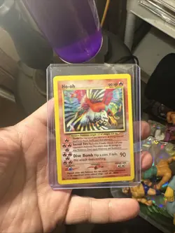 Pokemon TCG Ho-Oh Neo Revelation Holo Card 7/64 Rare - Image 2