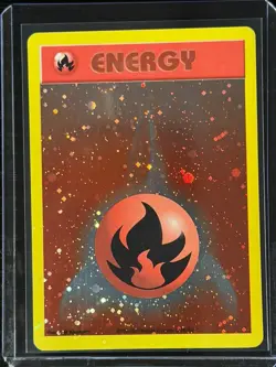 Pokemon League Promo ENERGIZE YOUR GAME Fire Energy Card Vintage Near Mint! - Image 4