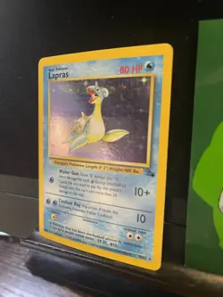 Pokemon Card Lapras 10/62 Holo Rare 1999 Fossil Unlimited WOTC 260💎NM💎 - Image 3