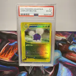 Jumpluff Reverse Holo Aquapolis (2003) PSA Grade 6 Pokemon Card - Image 1