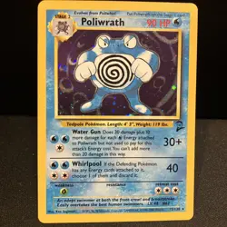 Poliwrath Pokemon Card Holographic Base Set 2 Near Mint Condition 15/130 - Image 1