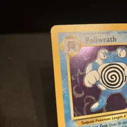 Poliwrath Pokemon Card Holographic Base Set 2 Near Mint Condition 15/130 - Image 4