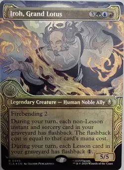 MTG The Lessons Of The White Lotus-Iroh Commander Deck- Flashback Lessons EDH - Image 1