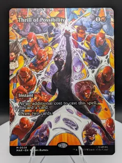 Thrill of Possibility (Showcase) Regular: Spider-Man MTG (NM) - Image 1