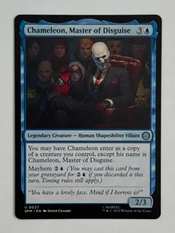 Magic The Gathering Chameleon, Master of Disguise 27 U Marvel's Spider-Man - Image 1