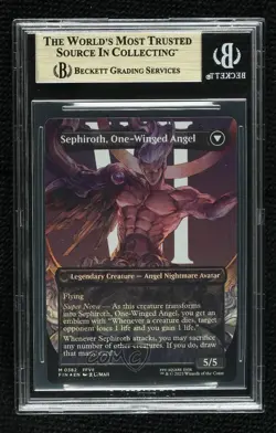 Sephiroth Fabled SOLDIER Sephiroth One-Winged Angel Foil Magic BGS 10 PRISTINE - Image 2
