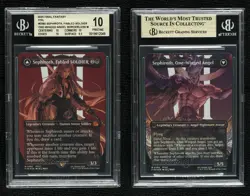 Sephiroth Fabled SOLDIER Sephiroth One-Winged Angel Foil Magic BGS 10 PRISTINE - Image 3