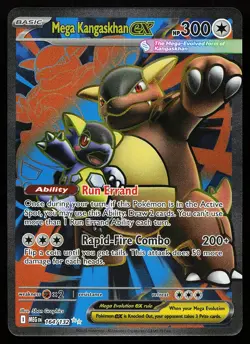Mega Kangaskhan ex 164/132 Ultra Rare Mega Evolution Pokemon Card - Image 1
