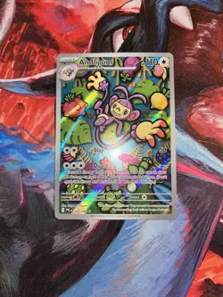 Pokemon Ambipom 107/094 Phantasmal Flames Illustration Rare Near Mint - Image 1