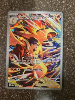 Ethan's Typhlosion 190/182 - Destined Rivals Illustration Rare Pokemon TCG Holo - Image 1