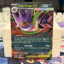 Mega Gengar ex 2025 Phantasmal Flames FA Holo 056/094 Pokemon - Image 1