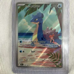 Pokemon TCG Misty's Lapras Destined Rivals 194/182 Holo Illustration Rare - Image 1