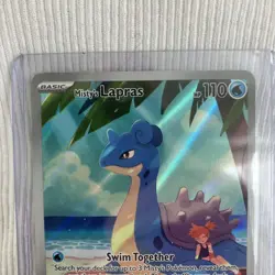 Pokemon TCG Misty's Lapras Destined Rivals 194/182 Holo Illustration Rare - Image 3