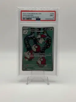 2025 POKEMON BLACK BOLT EN AMOONGUSS ILLUSTRATION RARE #096 PSA 9 Mint - Image 1