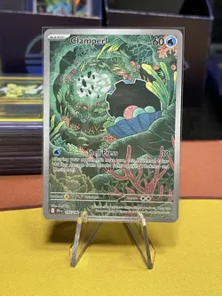 Pokemon Clamperl 195/182 DR Illustration Rare Full Art Holo English - Image 1