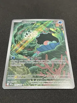 Pokemon Clamperl 195/182 DR Illustration Rare Full Art Holo English - Image 3