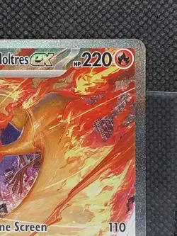 Pokemon TCG SV-Destined Rivals Team Rocket's Moltres EX 229/182 SIR NM - Image 4
