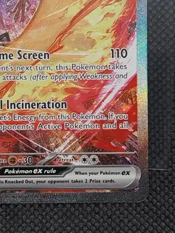 Pokemon TCG SV-Destined Rivals Team Rocket's Moltres EX 229/182 SIR NM - Image 5