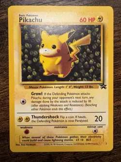 Pokemon Pikachu TCG #1 Wizards Black Star Promos, Regular Rare Card - Image 1