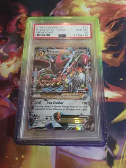 2016 Pokemon Breakpoint M Scizor Ex PSA 10 77/122 - Image 1