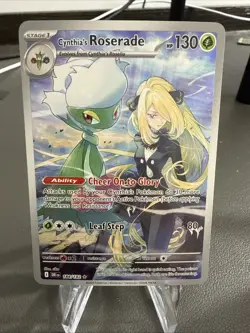 Pokemon TCG: Cynthia’s Roserade 184/182 Destined Rivals - Near Mint - Image 1