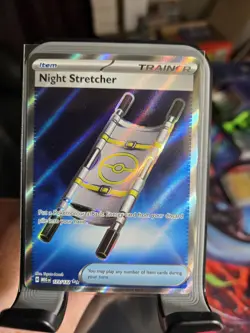 Pokemon Night Stretcher Full Art Ultra Rare Holo 173/132 Mega Evolution( NM) - Image 1