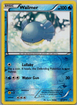 Pokemon - Wailmer - 25/124 - Dragons Exalted - Reverse Holo - NM/M - Image 1