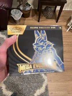 Pokemon TCG Mega Evolution Lucario Elite Trainer Box Factory Sealed - Image 1