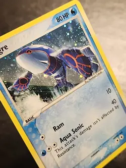 Kyogre 6/106 Emerald Holo Pokemon - Image 4